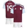 Maglia ufficiale Aston Villa Diaby 19 Casa 2024-25 per Bambino